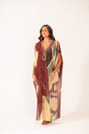 Kaftan V Gota Tule Compose Camomila Telha