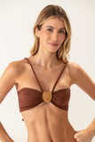 Biquíni Tqc Rafia Rolotê Chocolate