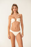 Biquíni Tqc Rafia Rolotê Off White