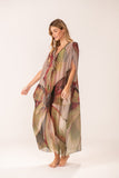 Kaftan V Gota Tule Compose Kan Floresta
