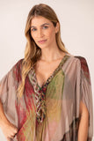 Kaftan V Gota Tule Compose Kan Floresta