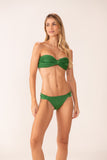Top Faixa Rolotes Verde Floresta