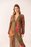 Coletão Camisa Macramê Tule Kan Floresta