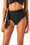 Hotpant Macramê Preto