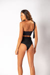 Hotpant Macramê Preto