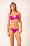 Biquíni Tri Miçanga Tie Dye Rosa Pitaya