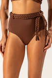 Hotpant Macramê Chocolate