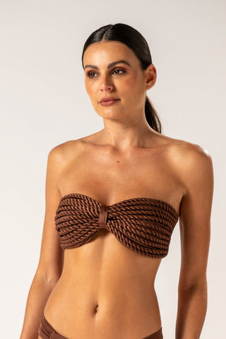 Top Faixa Rolotes Chocolate