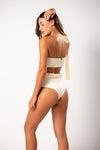 Hotpant Macramê Off White