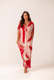Kaftan V Gota Tule Compose Fushi Tomate