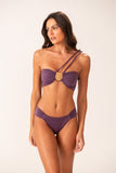 Biquíni Tqc Rafia Rolotê Roxo Jabuticaba