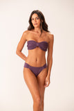 Top Faixa Rolotes Roxo Jabuticaba