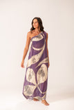 Vestido Um Ombro Macramê Tule Compose Poa Pincel Manteiga