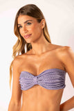 Top Faixa Rolotes Lavanda