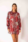 Camisa Macramê Lycra Violete Cinza