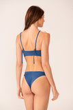Top Tqc Argola Tiras Azul Maldivas