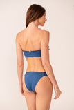 Top Faixa Rolotes Azul Maldivas