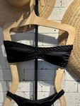 Conjunto Infinito Macramê Preto
