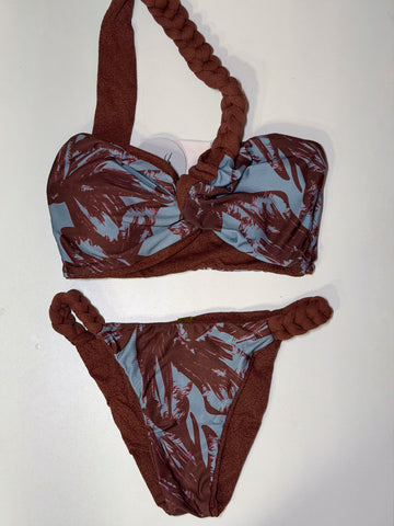 Biquíni Tqc Um Ombro Nó Peônia