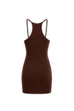 Forro Decote V Mini Chocolate