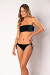 Conjunto Faixa Macramê Preto