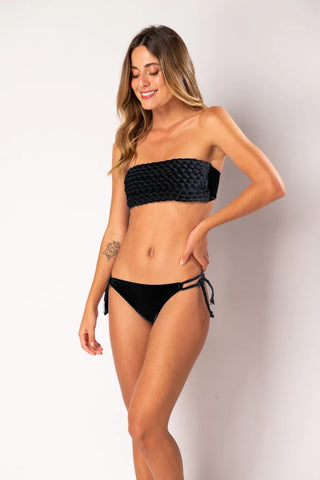 Conjunto Faixa Macramê Preto