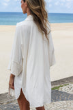 Kimono Macramê Lycra Off White